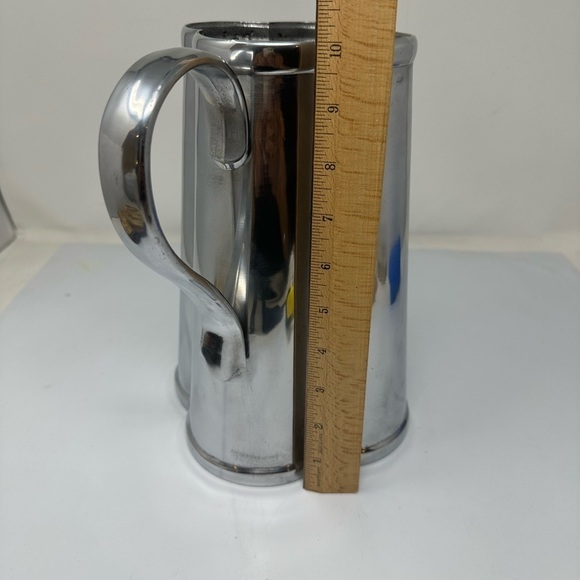 2012 Arthur Court Designs Quatro Pitcher Aluminum Silver - Picture 3 of 8